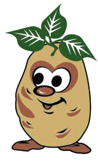 Bild: Maskottchen des Kartoffelerlebnispfades