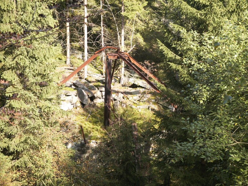 Holzkran   Blauer Bruch