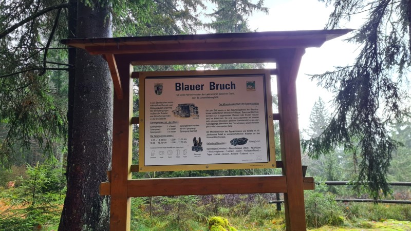 Tafel   Blauer Bruch