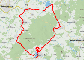 Radtour Auf dem Waldsteinzug